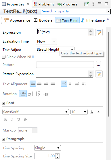 基础报表入参设置高度自适应